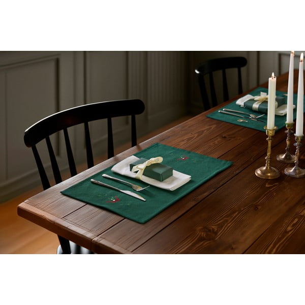 Подложка за хранене с коледен мотив със смес от памук 30x43 cm Christmas Fable – JUNA-image-1