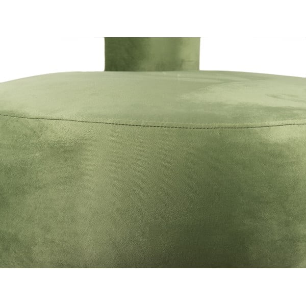Светлозелено кадифено кресло Abrazo – Leitmotiv-image-4