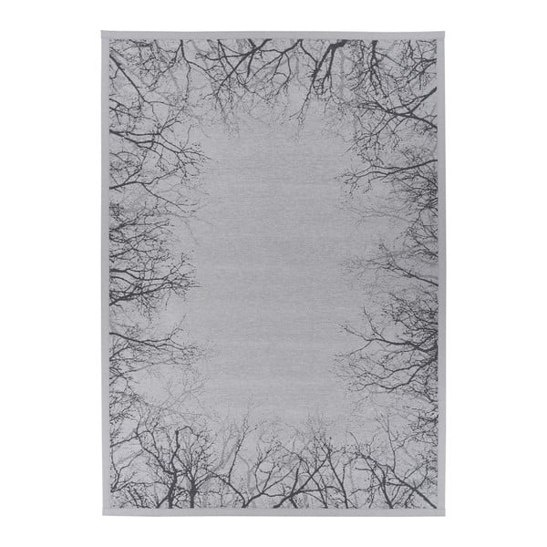 Сив двустранен килим Silver, 100 x 160 cm Puise - Narma-image-1