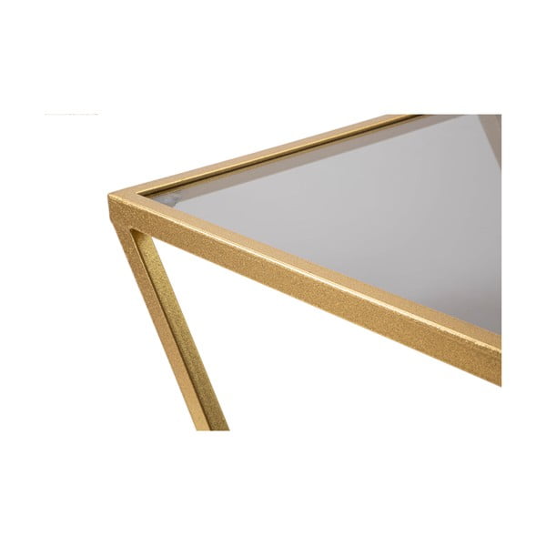 Странични масички в комплект от 2 броя със стъклен плот 40x40 cm Zet - Mauro Ferretti-image-4