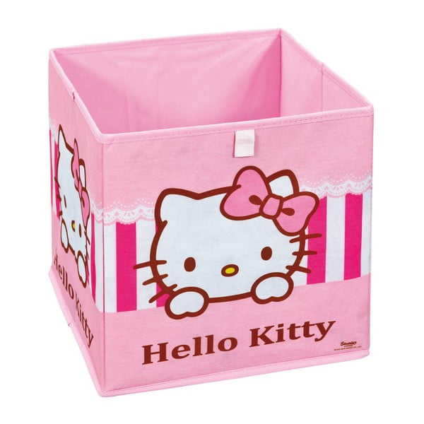 Růžový úložný box 13Casa Cat