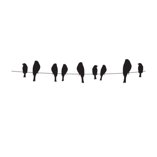 Samolepkový věšák Birds-image-1