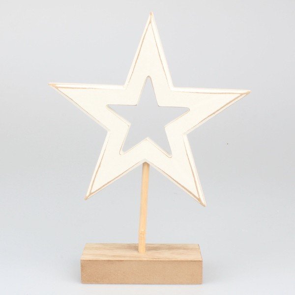 Коледна украса във формата на звезда Jacob - Dakls