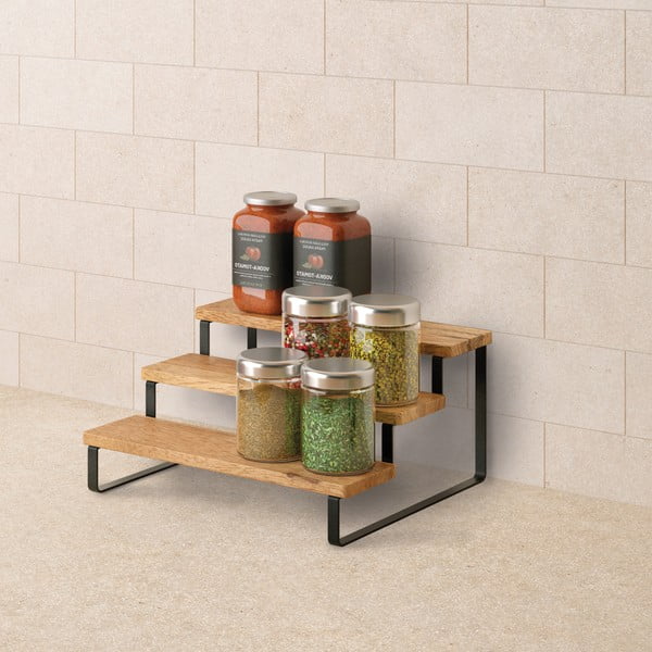 Дървен  органайзер за подправки York – Metaltex-image-2