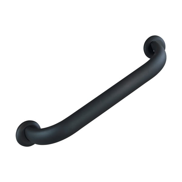 Черна предпазна дръжка за душ Secura, височина 47,5 cm Secura Premium - Wenko