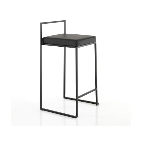 Черни бар столове в комплект от 2 брояброя 77 см Dodo - Tomasucci