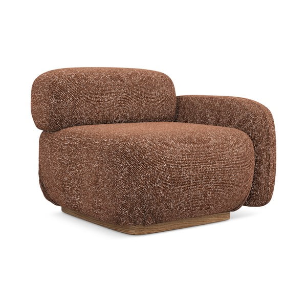 Оранжев/кафяв модул за диван (десен ъгъл) Ailani – Makamii-image-2