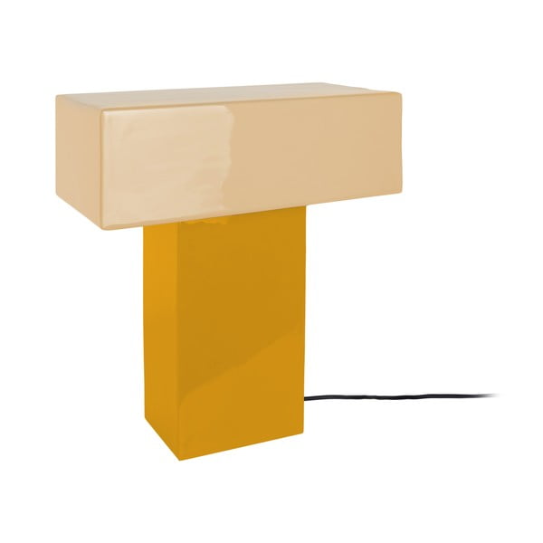 Жълта настолна лампа (височина 35 cm) Grato Recto – Leitmotiv-image-2