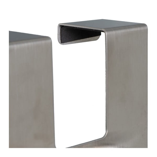 Матово сребро метален стелаж за врата 13 cm – Casa Selección-image-3