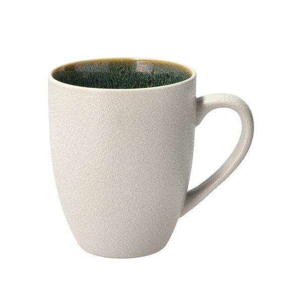 Бяла/зелена керамична чаша 300 ml Gastro White/Green – Bitz
