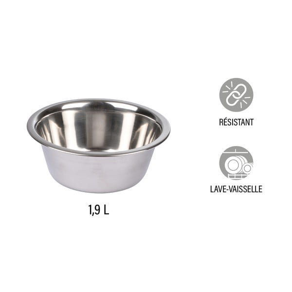 Купа за куче от неръждаема стомана ø 25 cm – Love Story-image-1