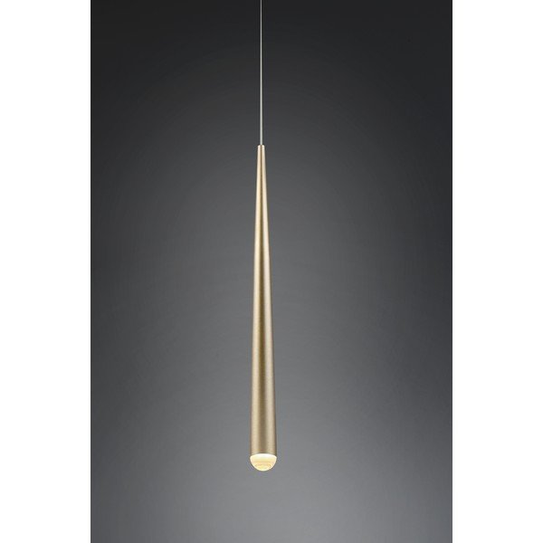 LED висящо осветително тяло  в златист цвят ø 14 cm Cala – Trio Select-image-1