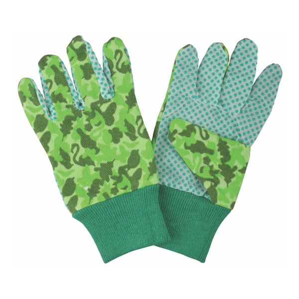 Dětské zelené zahradní rukavice Esschert Design
