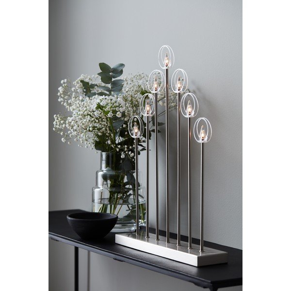 Свещник в сребрист цвят, височина 53,5 cm Gabriel - Markslöjd-image-3