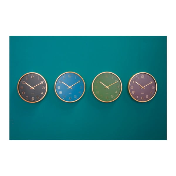 Зелен стенен часовник Elegance Gold Elegance - Karlsson-image-4