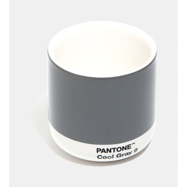 Тъмносива керамична чаша 175 ml Cortado Coold Gray 9 - Pantone