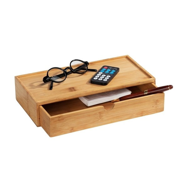 Бамбукова кутия за съхранение с отделение Terra - Wenko-image-2