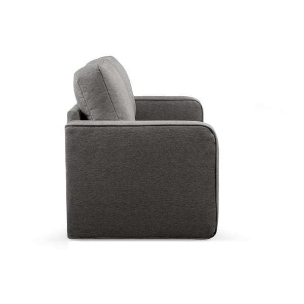 Сив разтегателен диван 160 cm Come – Bobochic Paris-image-4