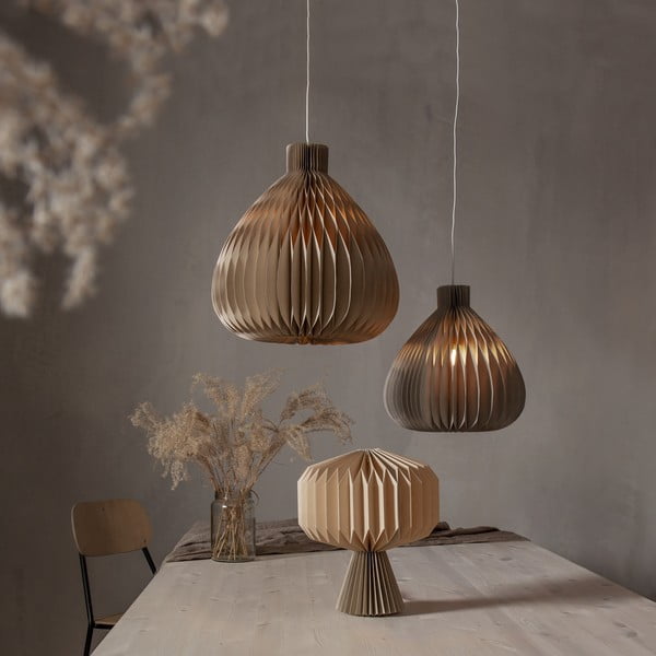 Светлокафяв абажур ø 30 cm Honeycomb - Star Trading-image-4