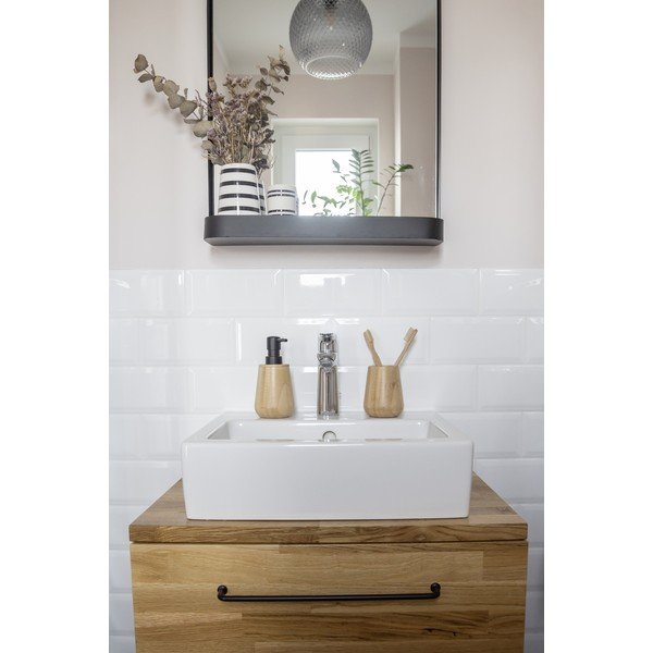 Бамбуков дозатор за сапун в естествен цвят 0,15 л Maru - Wenko-image-1