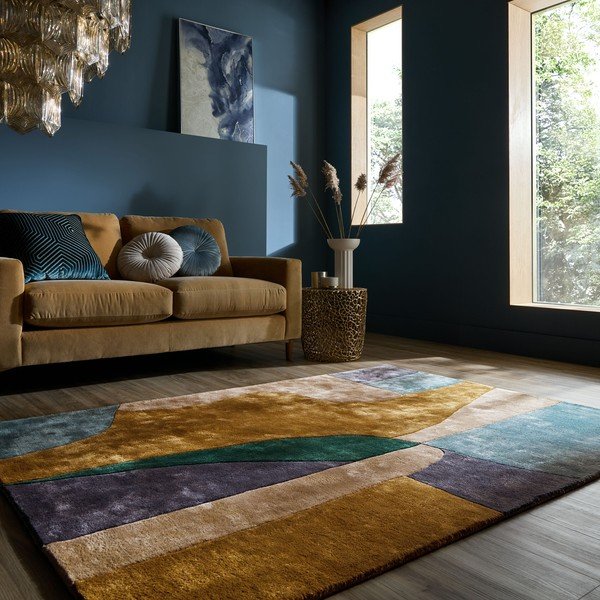 Ръчно изработен килим от вискоза 140x200 cm Polaris – Flair Rugs-image-1