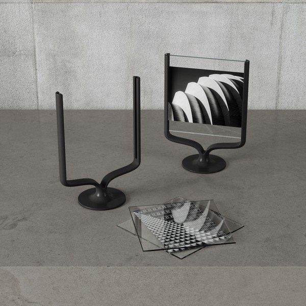 Черна метална стояща рамка 18x25 cm Wishbone – Umbra-image-3