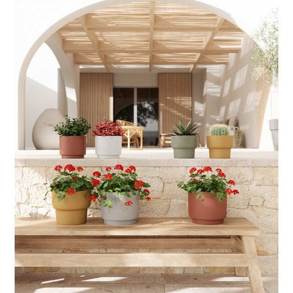 Керамична ръчно изработена саксия за цветя ø 20 cm Echo – Artevasi-image-2