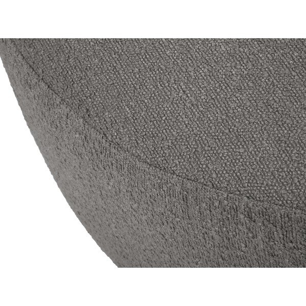 Тъмно сив въртящ се пуф Nael - Interieurs 86-image-1