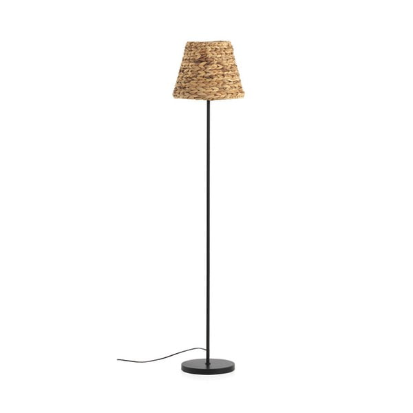 Подова лампа в естествен цвят с абажур от юта (височина 153 cm) Isla - Geese