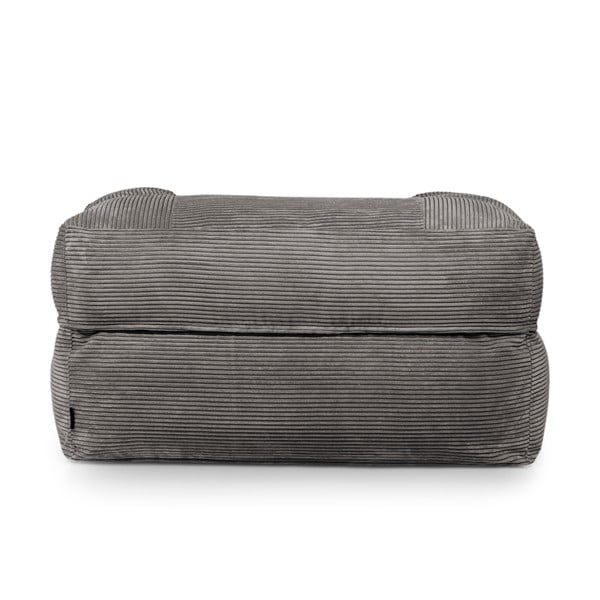 Тъмносив пуф от рипсено кадифе MooG – SLOWDOWN-image-4