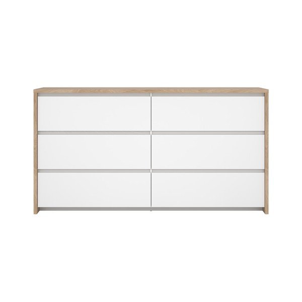 Бял скрин 157x84x48 cm Next – Tvilum-image-4