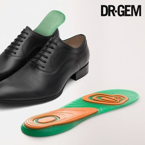 Зелено-оранжеви гел стелки за обувки Dr Gem - InnovaGoods