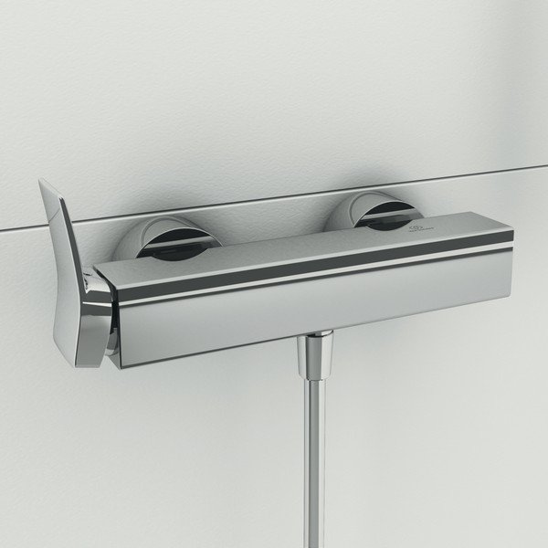 Батерия за душ/стенна в лъскаво сребристо Conca – Ideal Standard-image-4