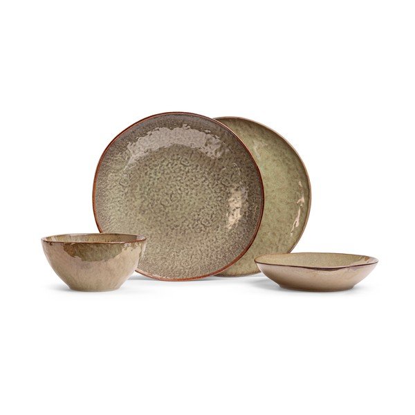 Глинен комплект за хранене 16 бр. Nephrite – Bonami Selection