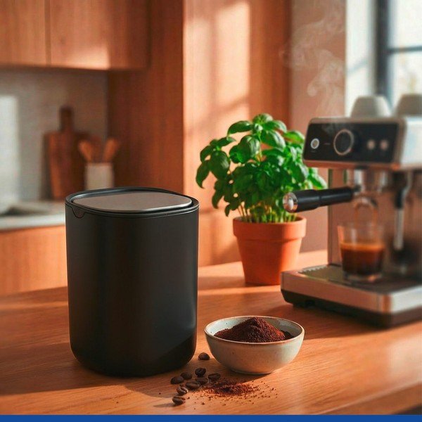 Черно пластмасово кошче за боклук 1,5 l Frini – Wenko-image-2