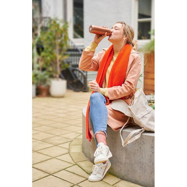 Тъмносива бутилка  от неръждаема стомана 500 ml Titanium – Mepal-image-4