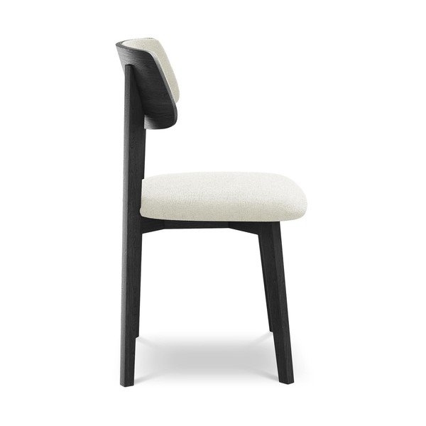 Кремав трапезен стол от масивна дървесина Niu – Makamii-image-2