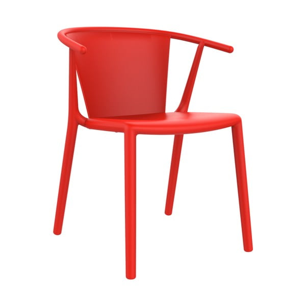 Sada 2 červených zahradních židlí Resol Steely