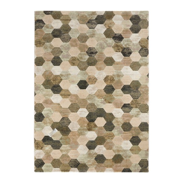 Зелен и бежов килим Arty Manosque, 80 x 150 cm - Elle Decoration