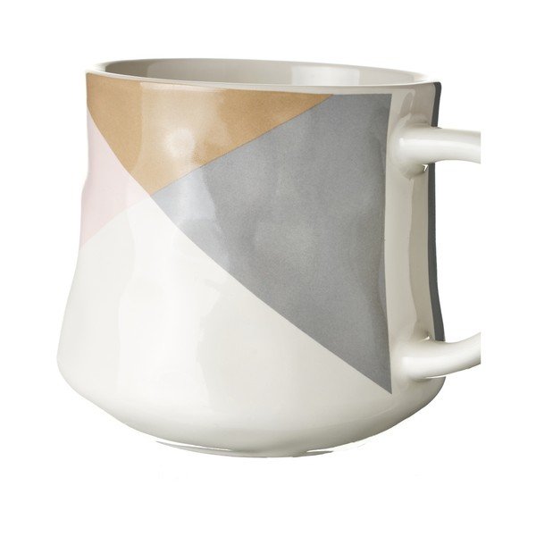 Чаша от бял и бежов камък , 0,4 л - Casa Selección-image-1