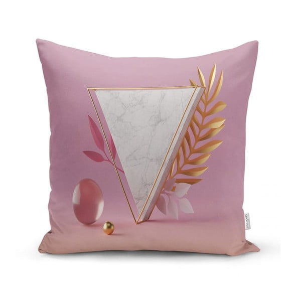 Калъфка за възглавница Мраморен триъгълник, 45 x 45 cm - Minimalist Cushion Covers