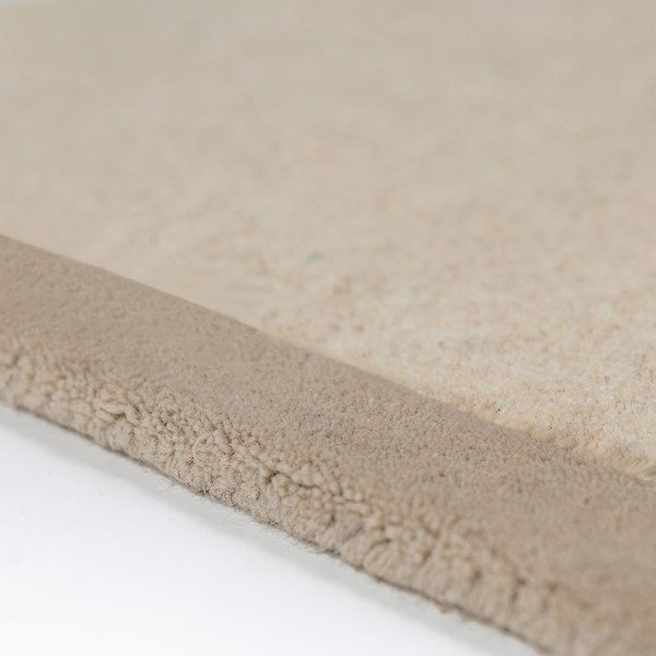 Ръчно изработен вълнен килим в естествен цвят 120x180 cm Lozenge – Flair Rugs-image-4