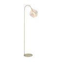 Подова лампа в златист цвят (височина 160 cm) Rakel - Light & Living