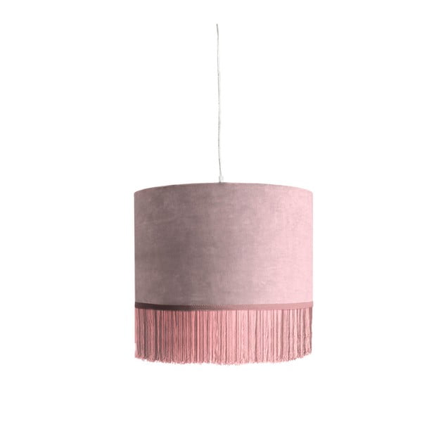 Růžové závěsné svítidlo Velvet Atelier Colgante