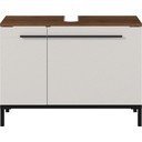 Сив и бежов шкаф под умивалника от орех 80x59 cm Yonkers - Germania