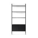 Черна етажерка в дъб 94x210 cm Edge by Hammel - Hammel Furniture