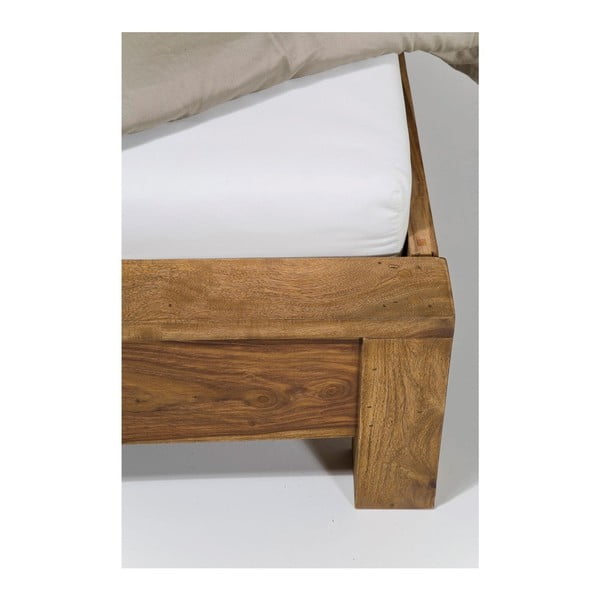 Postel z exotických dřevin Kare Design Authentico Bett, 160 x 200 cm-image-2