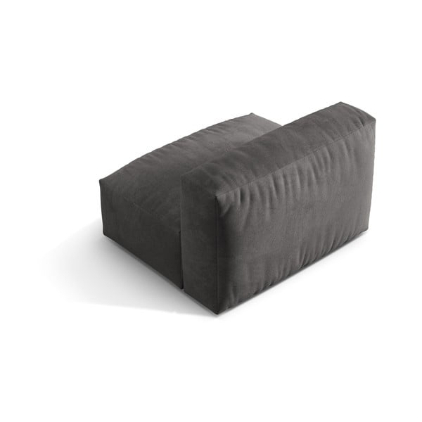 Сив кадифен модул за диван (среден модул) Martina – Micadoni -image-2