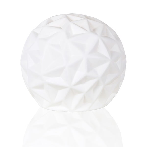 Бяла настолна лампа Globen Lighting Fasette, ø 20 cm - Globen Lighting