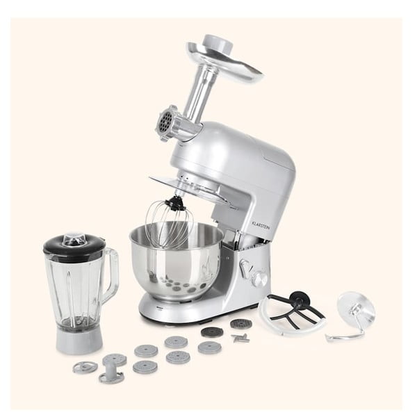 Сив многофункционален кухненски робот Lucia Argentea - Klarstein-image-1